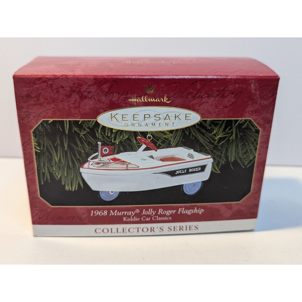 Hallmark Keepsake 1968 Murray Jolly Rogers Flagship Kiddie Car Classics Ornament